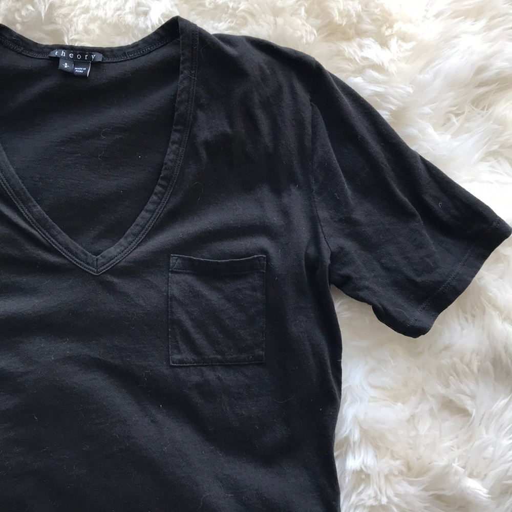 Theory V Neck T Shirt 100% cotton - Picture 2 of 6